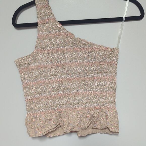 American Eagle Tan One Shoulder Tank - Picture 4 of 6